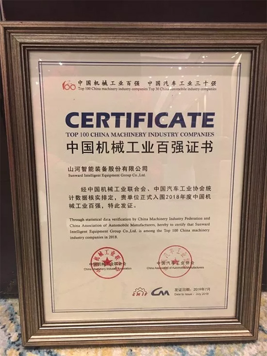 2018年中国机械工业百强发布，三亿·体育-三亿（中国）一站式服务官方网站
智能排名两年跃升40位