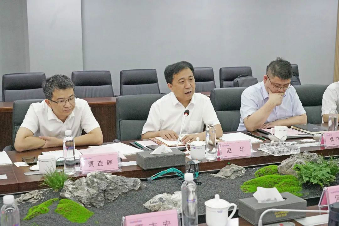 中铁装备赵华总经理莅临三亿·体育-三亿（中国）一站式服务官方网站
智能交流