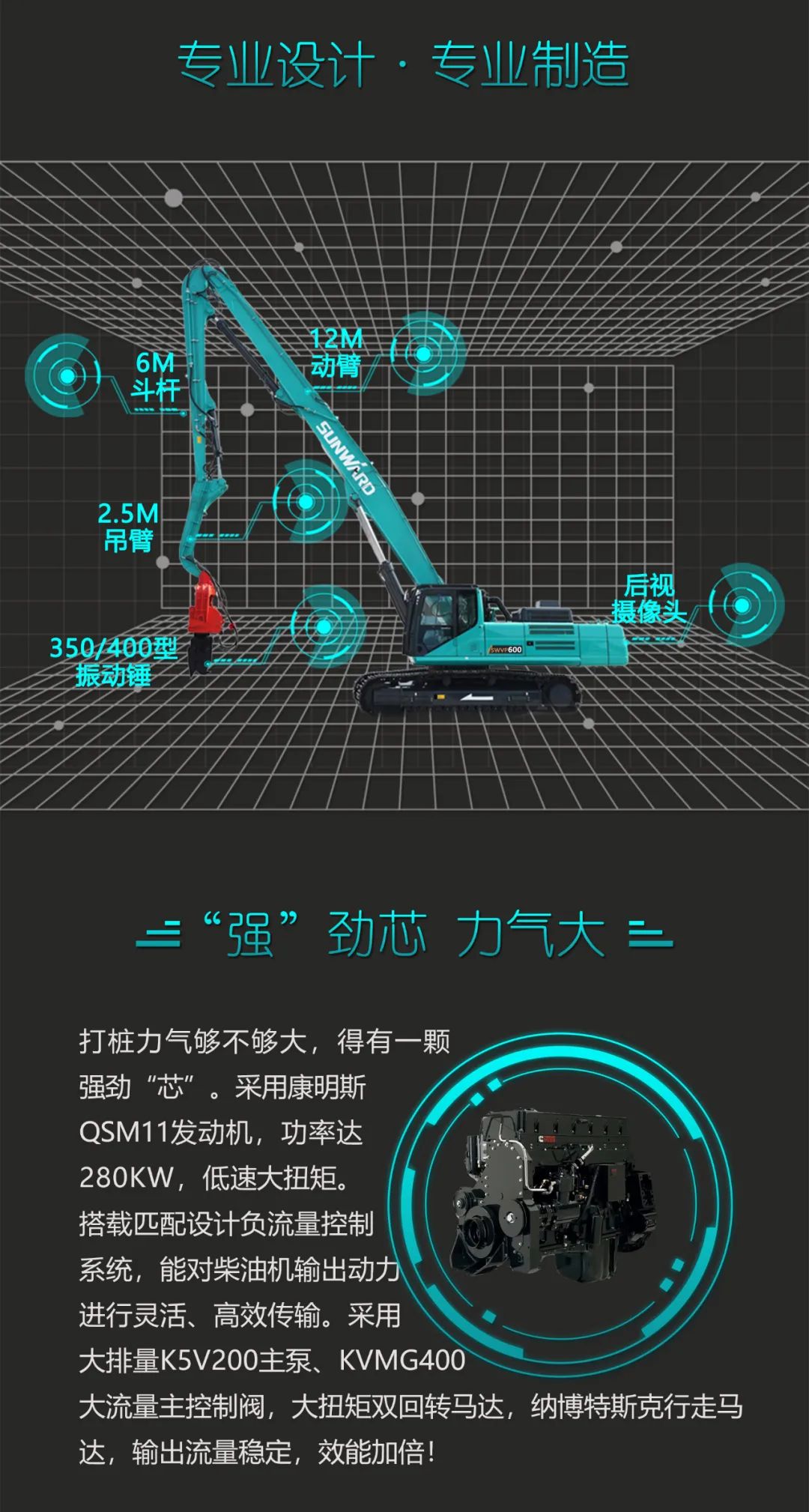 一图读懂 | 专业、高效、经济！三亿·体育-三亿（中国）一站式服务官方网站
智能带您解锁液压振动桩机的多种用途