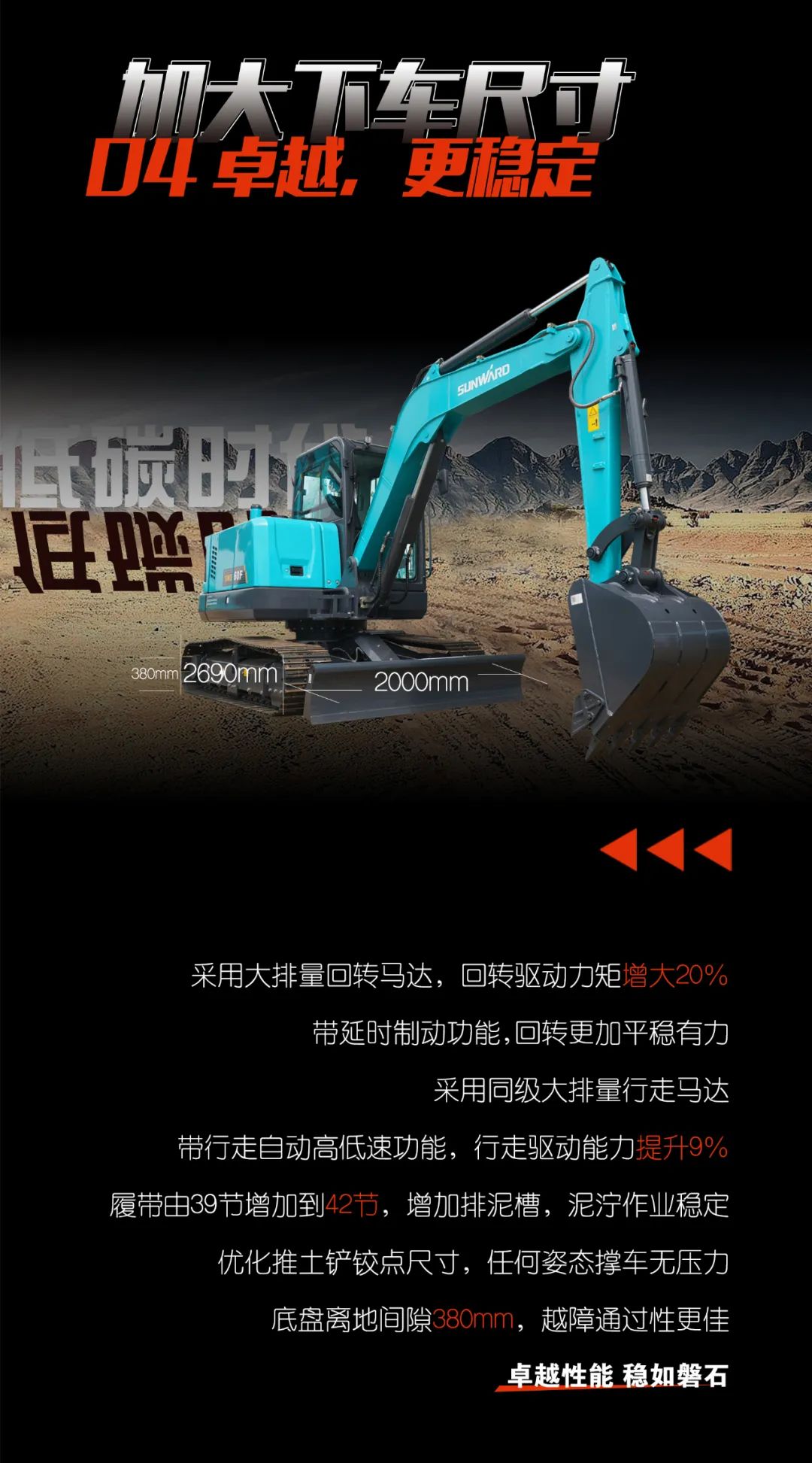 一图读懂 | 献礼七一 · 三亿·体育-三亿（中国）一站式服务官方网站
智能SWE60F挖掘机低碳来袭