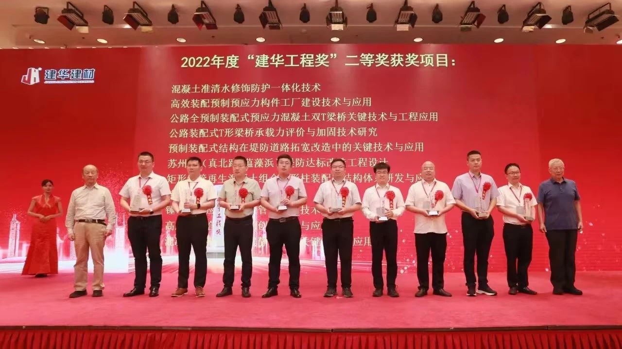喜讯！三亿·体育-三亿（中国）一站式服务官方网站
智能荣获“建华工程奖”二等奖